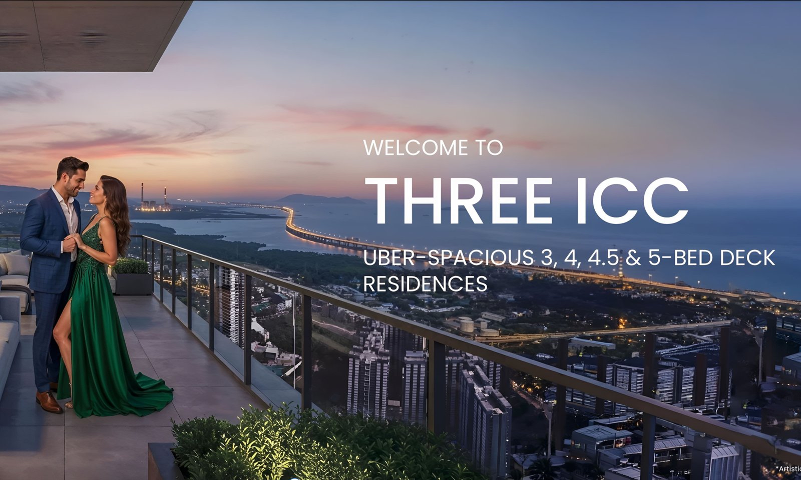 Three ICC Dadar — Luxury 3, 4, 4.5 & 5 Bed Deck Residences